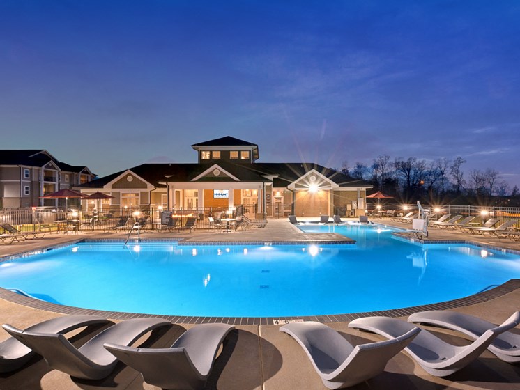Resort Style Swimming Pool at Abberly Avera Apartment Homes by HHHunt, Manassas, VA